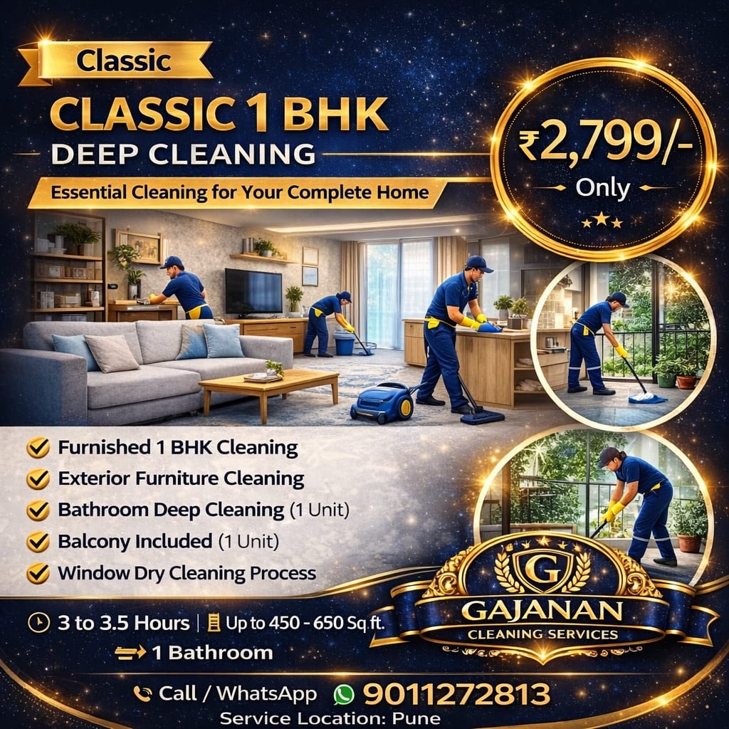Classic 1 BHK Deep Cleaning