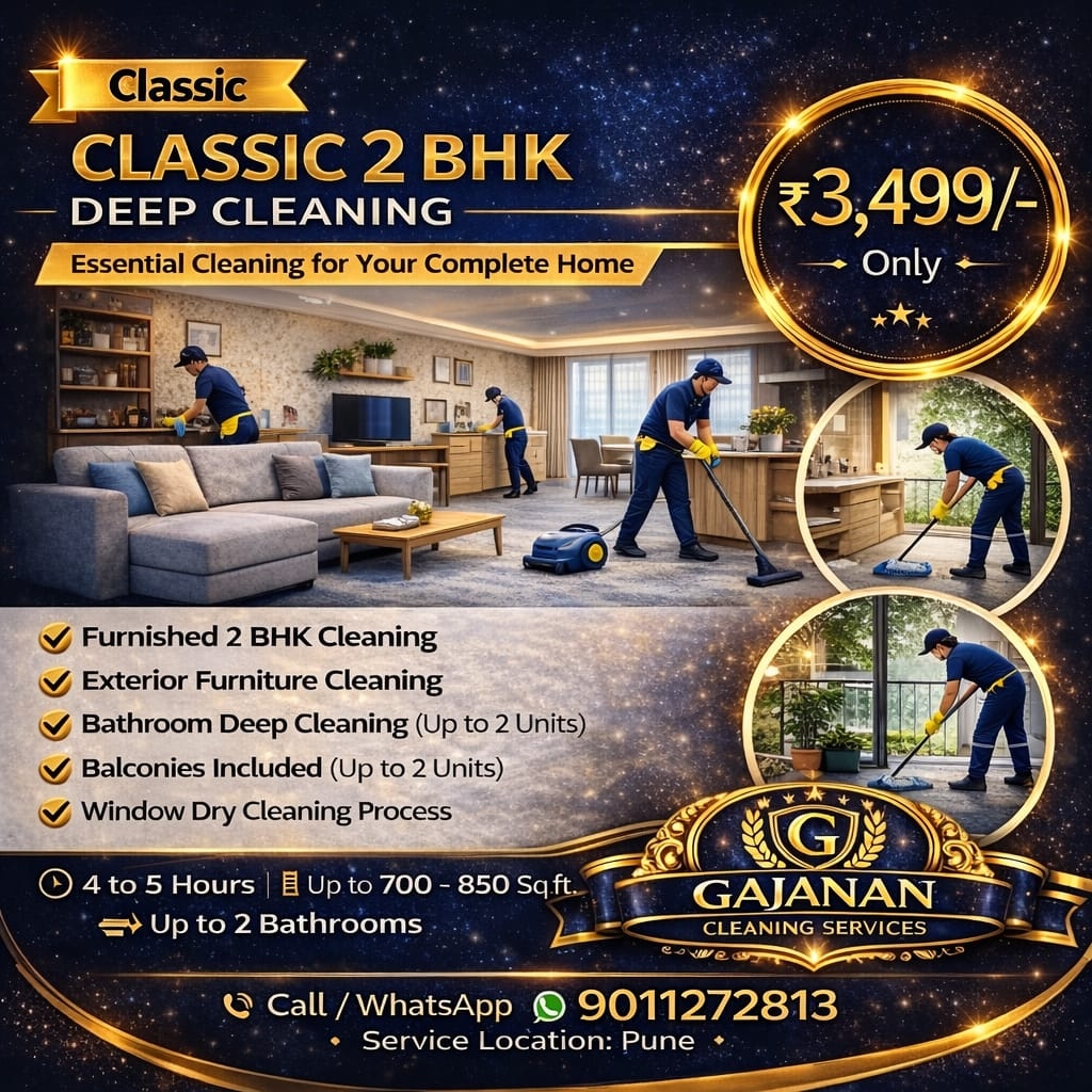 Classic 2 BHK Deep Cleaning