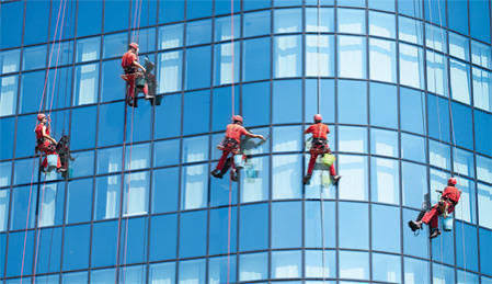Glass and exterior cleaning